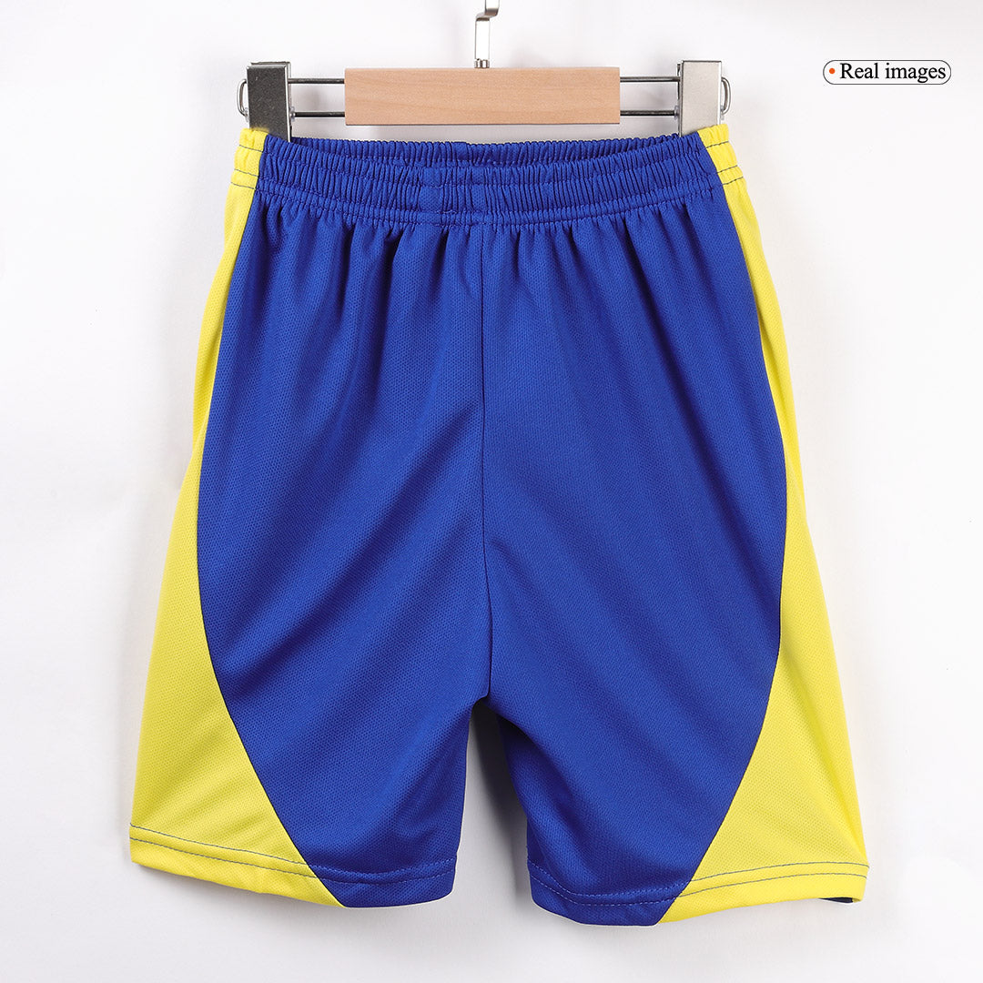 Kid's RONALDO #7 Al Nassr Home Soccer Jersey Kit(Jersey+Shorts+Socks) 2024/25 - ACL Top Soccer Jerseys Store