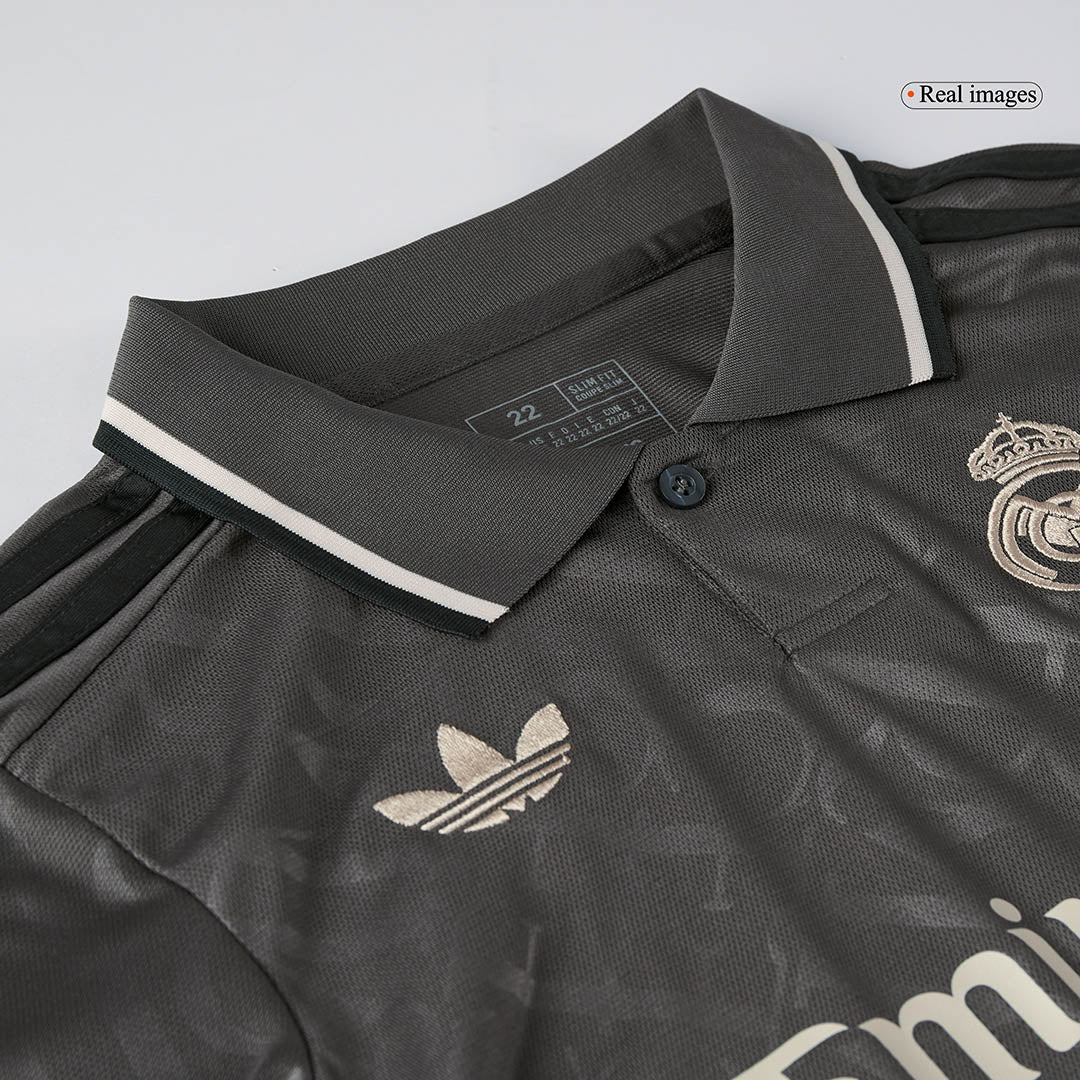 Kid's Real Madrid Third Away Soccer Jersey Kit(Jersey+Shorts) 2024/25 Top Soccer Jerseys Store