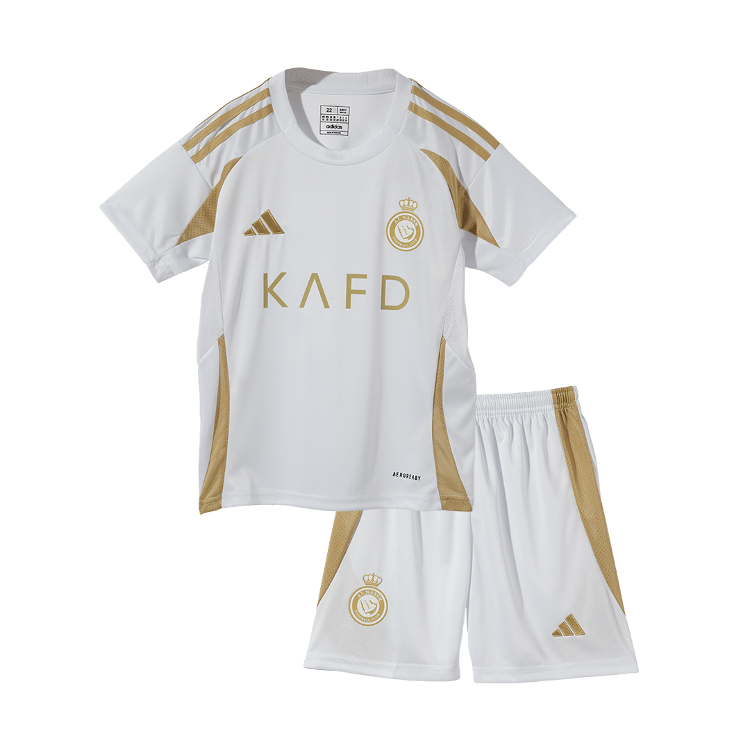 Kid's Al Nassr Third Away Soccer Jersey Kit(Jersey+Shorts) 2024/25 Top Soccer Jerseys Store