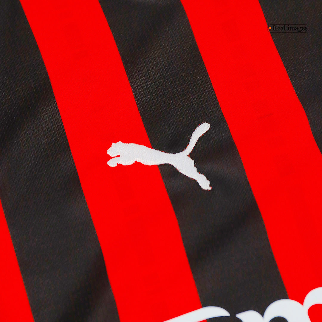 Kid's AC Milan Home Soccer Jersey Kit(Jersey+Shorts) 2024/25 Top Soccer Jerseys Store