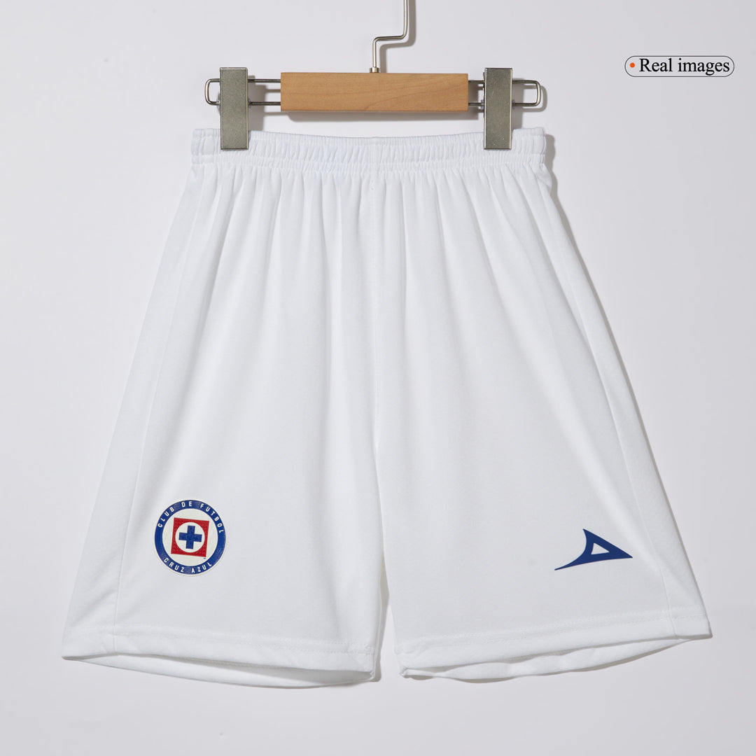 Kid's Cruz Azul Home Soccer Jersey Kit(Jersey+Shorts) 2024/25 Top Soccer Jerseys Store