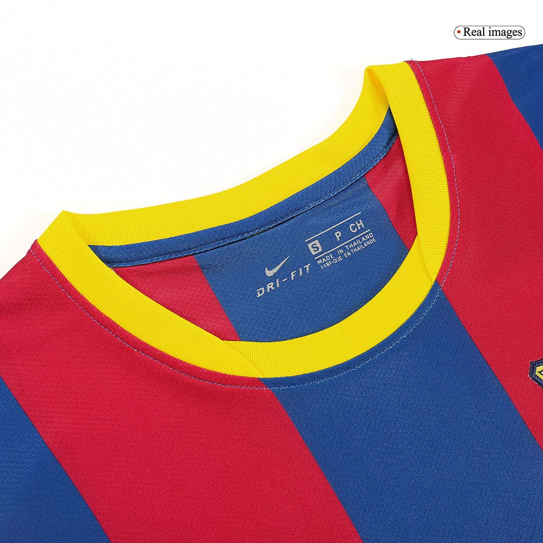 Retro DAVID VILLA #7 2010/11 Barcelona Home Soccer Jersey Top Soccer Jerseys Store