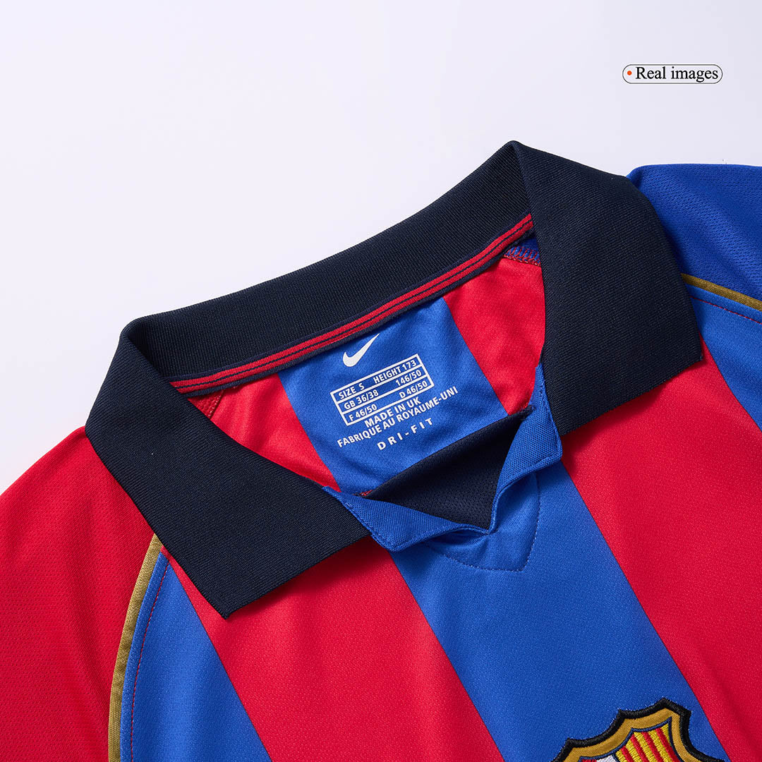 Retro RIVALDO #10 2001/02 Barcelona Home Soccer Jersey Top Soccer Jerseys Store