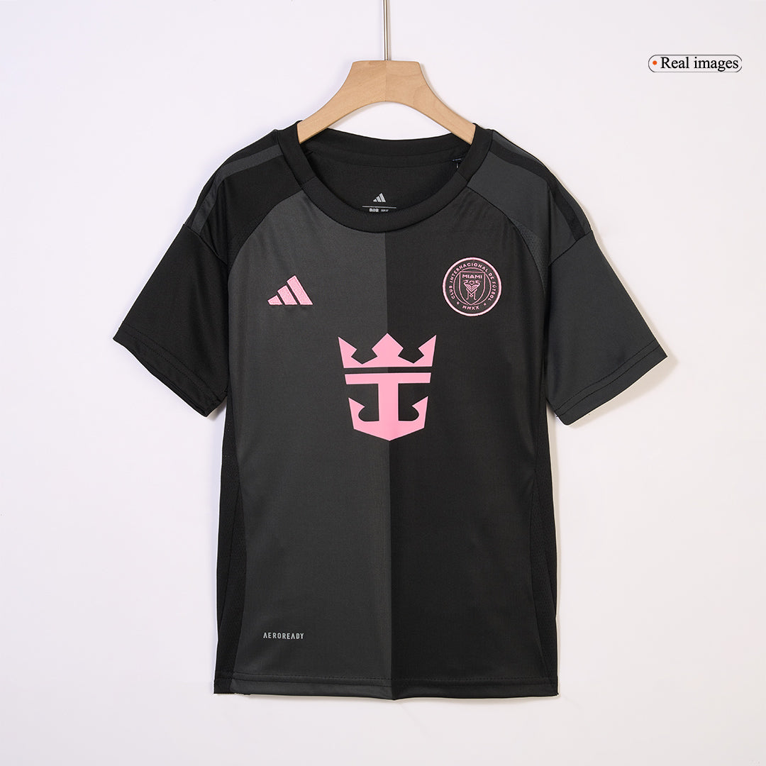 Kid's Inter Miami CF Away Soccer Jersey Kit(Jersey+Shorts) 2025 Top Soccer Jerseys Store