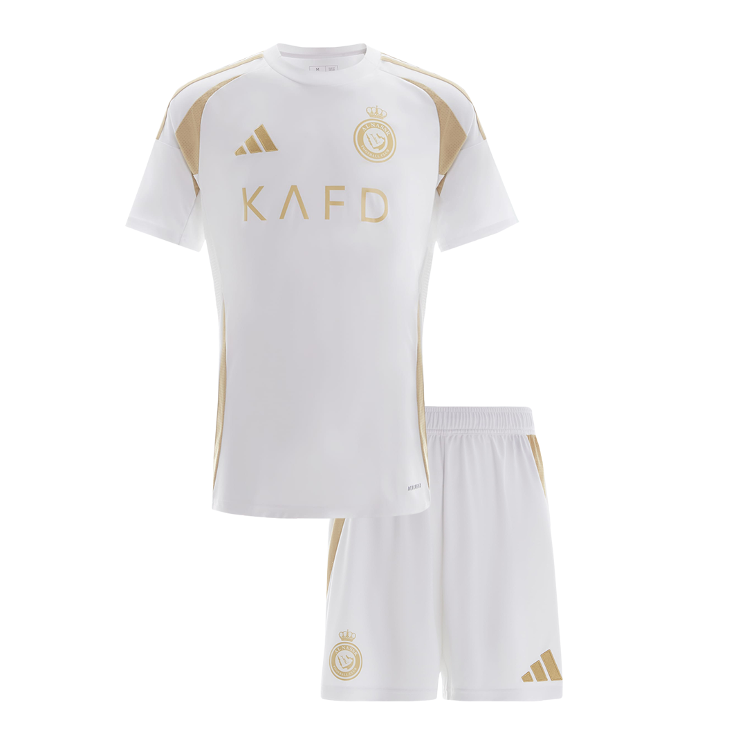 Kid's Al Nassr Third Away Soccer Jersey Kit(Jersey+Shorts) 2024/25 Top Soccer Jerseys Store