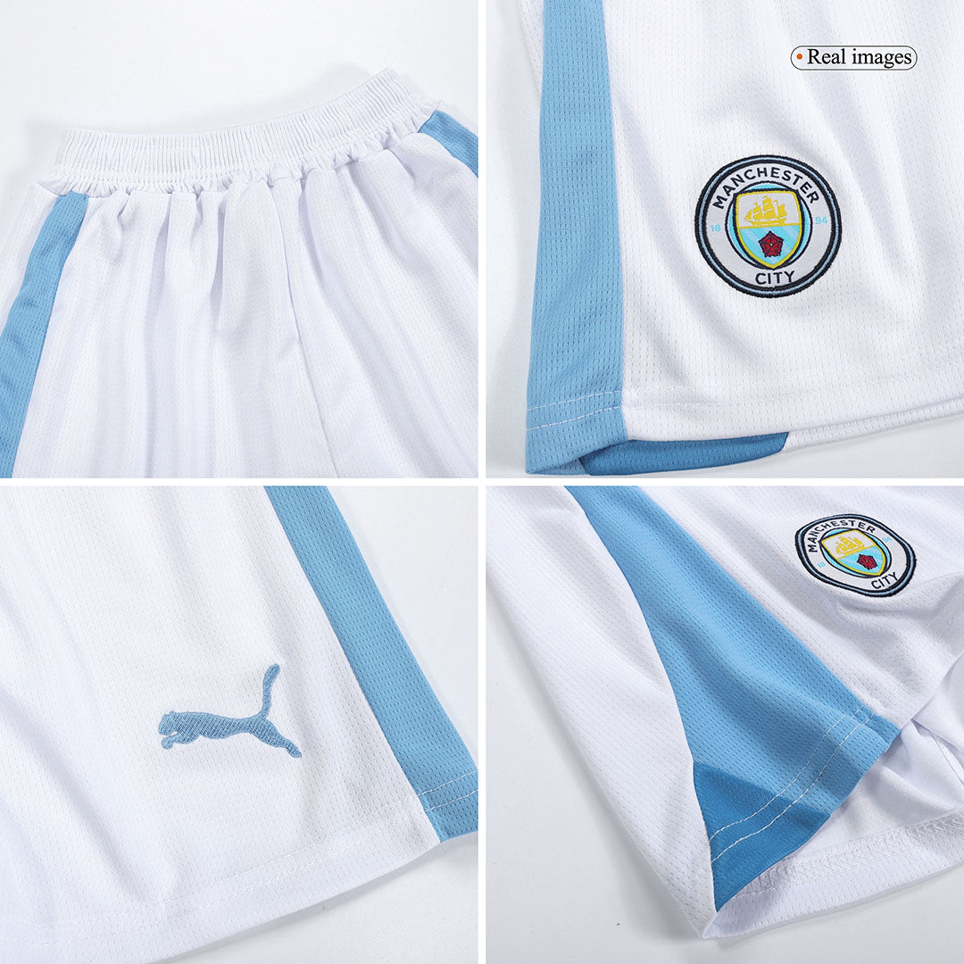Kid's Manchester City Home Soccer Jersey Kit(Jersey+Shorts) 2023/24 Top Soccer Jerseys Store