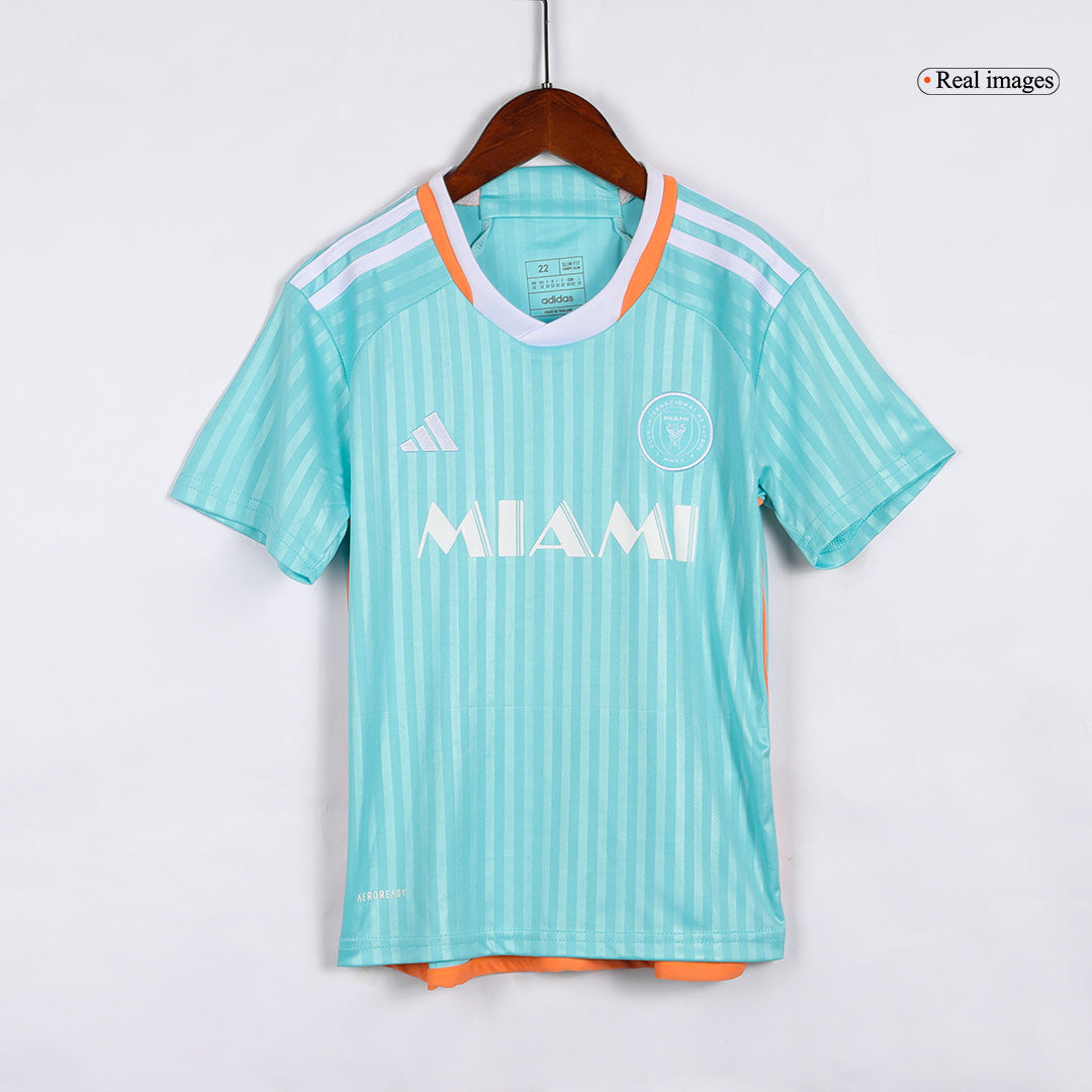Kid's Inter Miami CF Third Away Soccer Jersey Kit(Jersey+Shorts) 2024 Top Soccer Jerseys Store