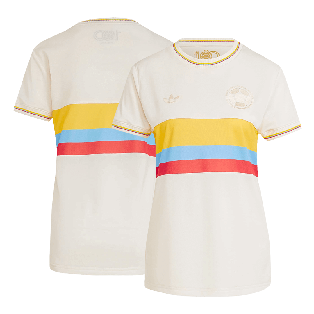 Women's Colombia Soccer Jersey 2024 - 100th Anniversary Top Soccer Jerseys Store