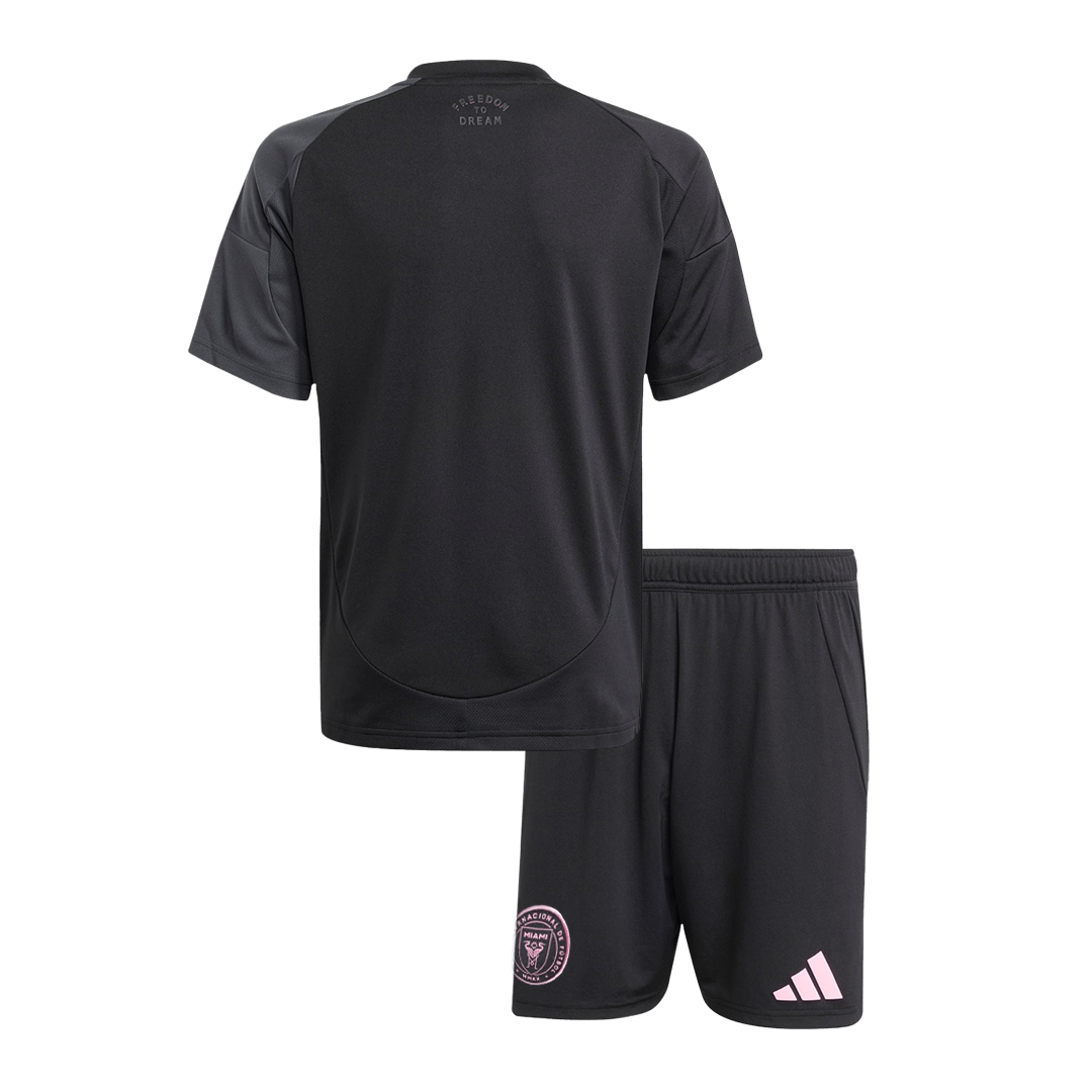 Kid's Inter Miami CF Away Soccer Jersey Kit(Jersey+Shorts) 2025 Top Soccer Jerseys Store