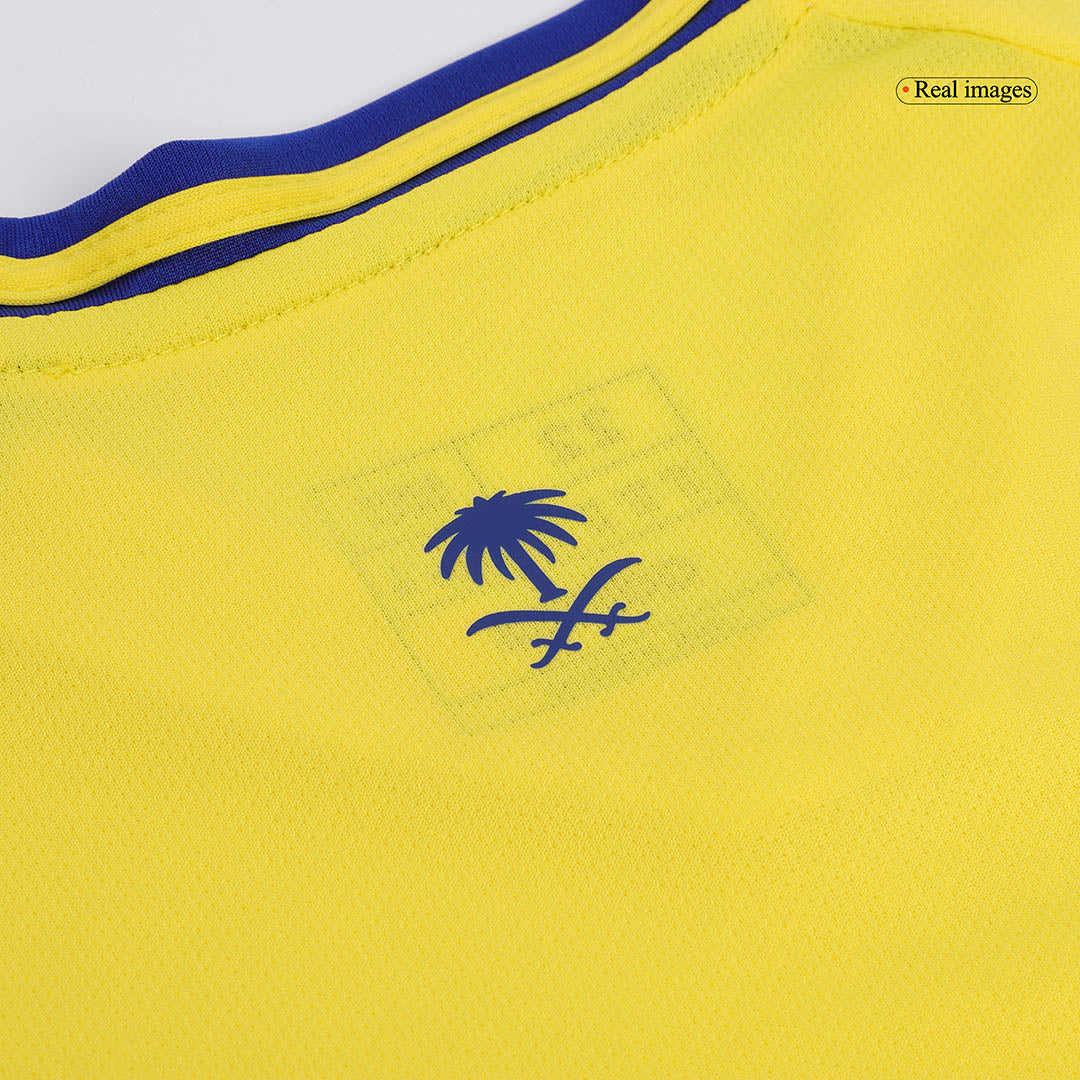Kid's RONALDO #7 Al Nassr Home Soccer Jersey Kit(Jersey+Shorts+Socks) 2024/25 Top Soccer Jerseys Store