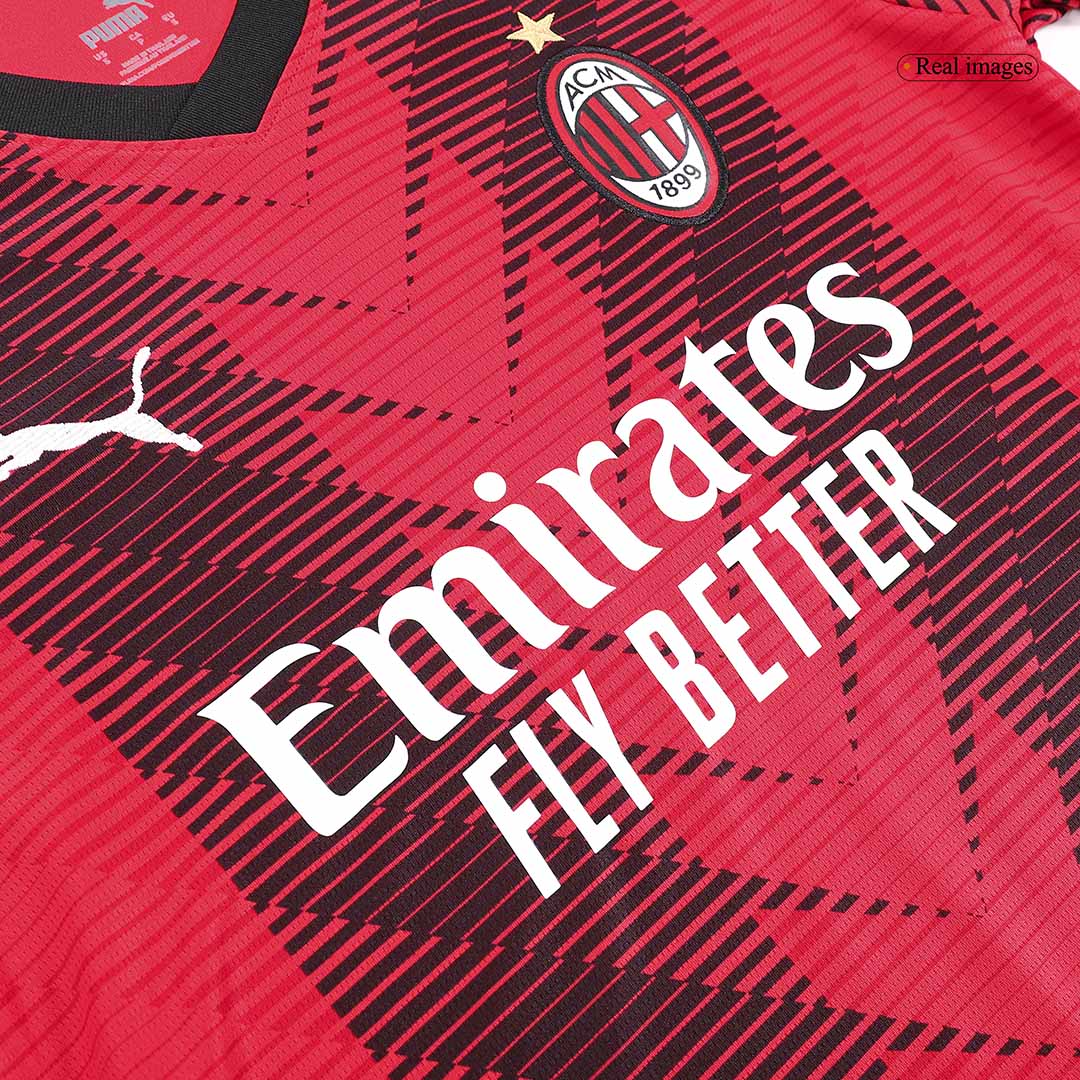 RAFA LE?O #10 AC Milan Home Soccer Jersey 2023/24 Top Soccer Jerseys Store