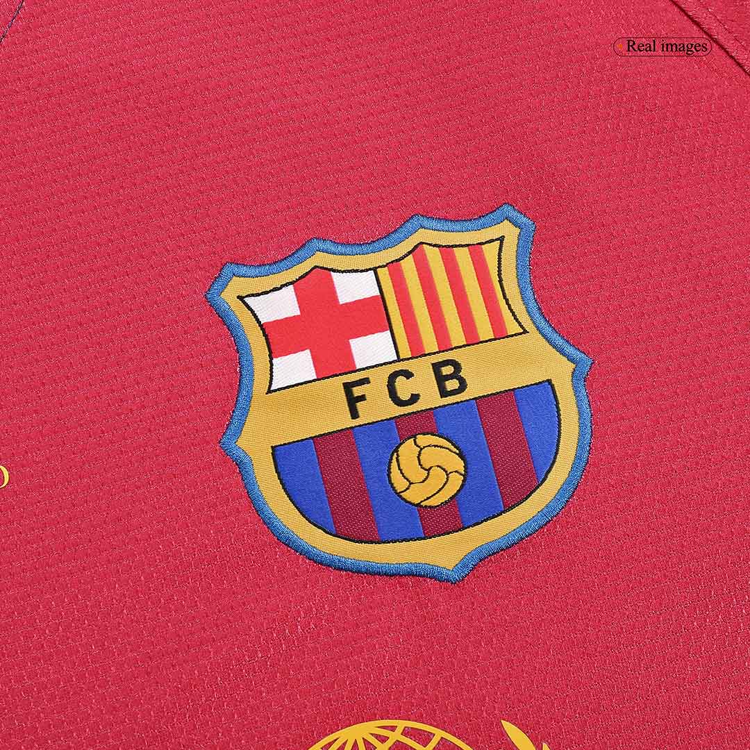 Retro XAVI #6 2008/09 Barcelona Home Long Sleeve Soccer Jersey- UCL Final Top Soccer Jerseys Store