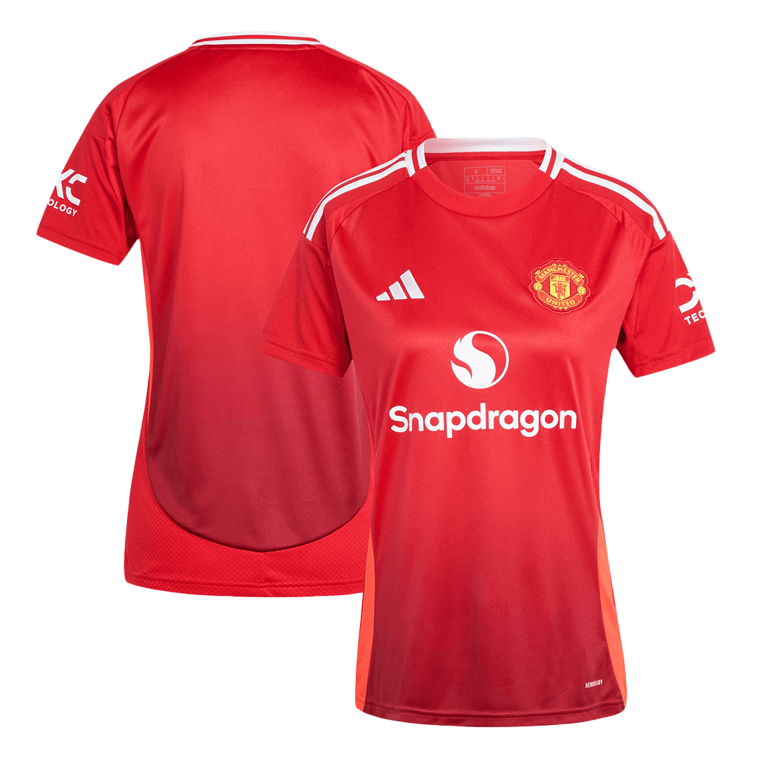 Women's Manchester United Home Soccer Jersey 2024/25 Top Soccer Jerseys Store