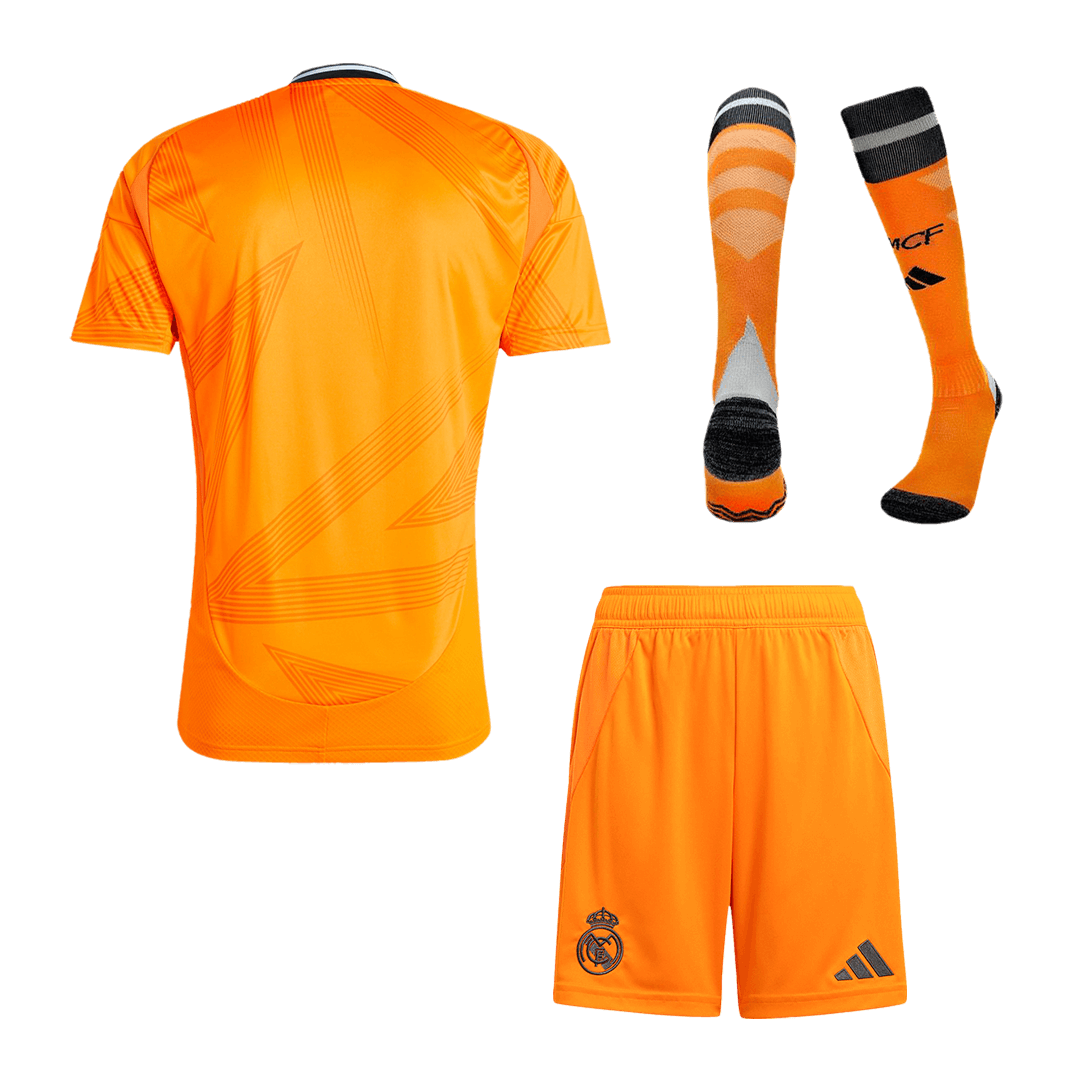Real Madrid Away Soccer Jersey Kit(Jersey+Shorts+Socks) 2024/25 Top Soccer Jerseys Store