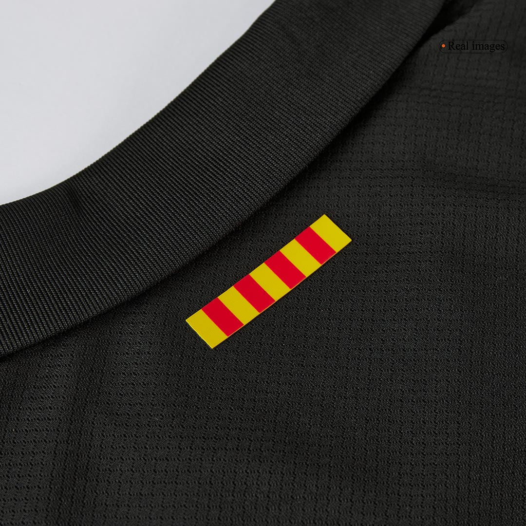 Barcelona Away Soccer Jersey Kit(Jersey+Shorts) 2024/25 - Spotify Logo Without Text Top Soccer Jerseys Store