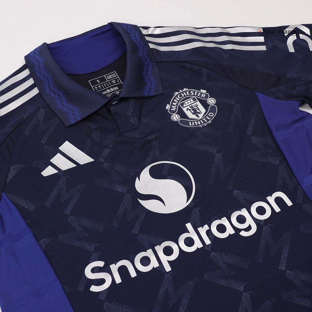 Player Version GARNACHO #17 Manchester United Away Soccer Jersey 2024/25 Top Soccer Jerseys Store