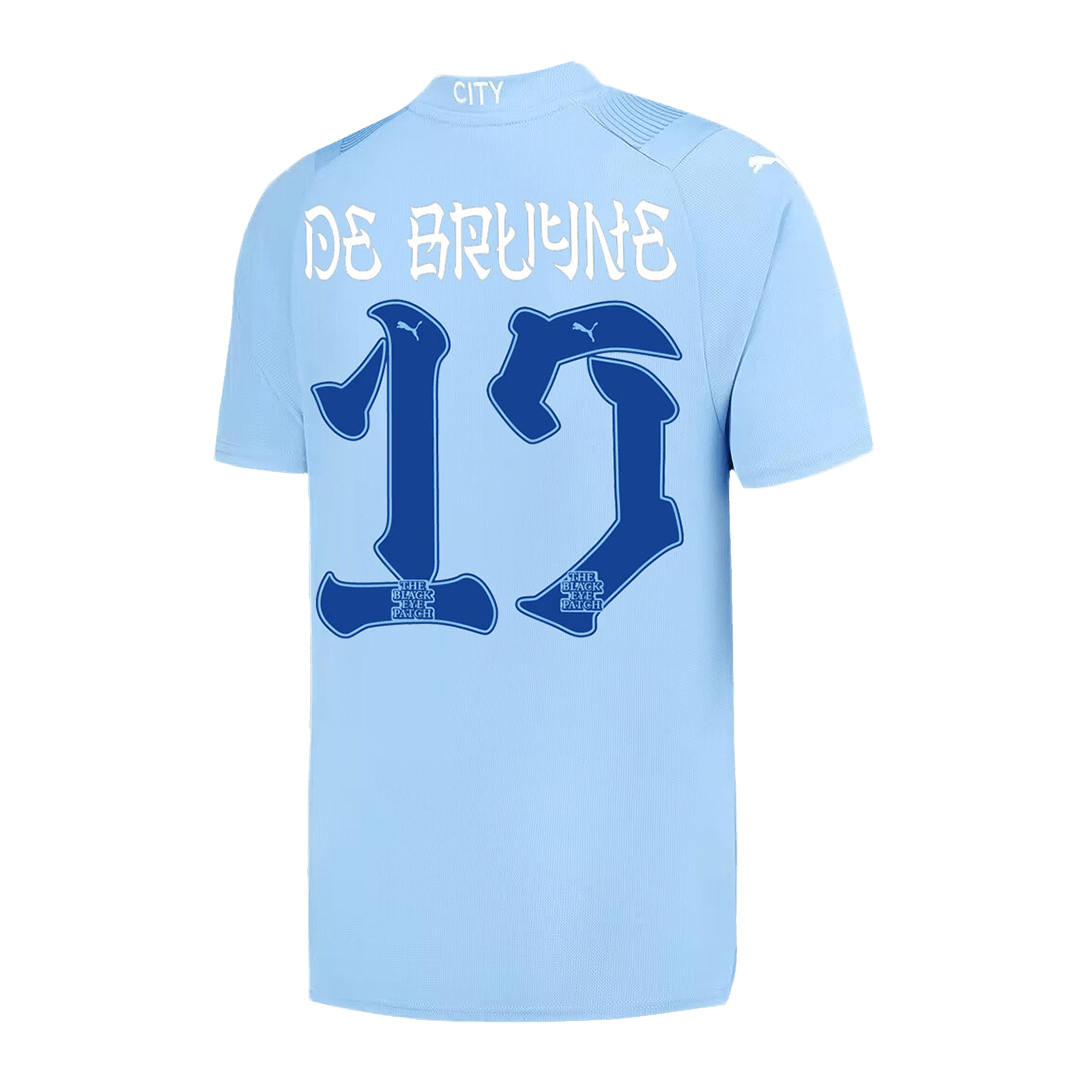 DE BRUYNE #17 Manchester City Japanese Tour Printing Home Soccer Jersey 2023/24 Top Soccer Jerseys Store