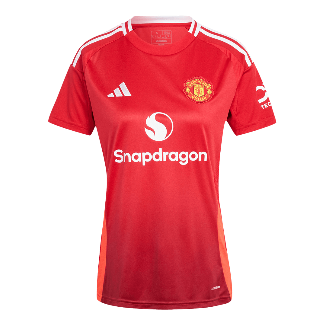 Women's Manchester United Home Soccer Jersey 2024/25 Top Soccer Jerseys Store