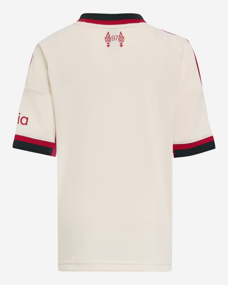 Liverpool Kids Away Soccer Jersey 2025/26 (Jersey+Shorts)