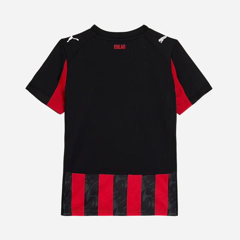 Kid's AC Milan Home Soccer Jersey Kit(Jersey+Shorts) 2025/26