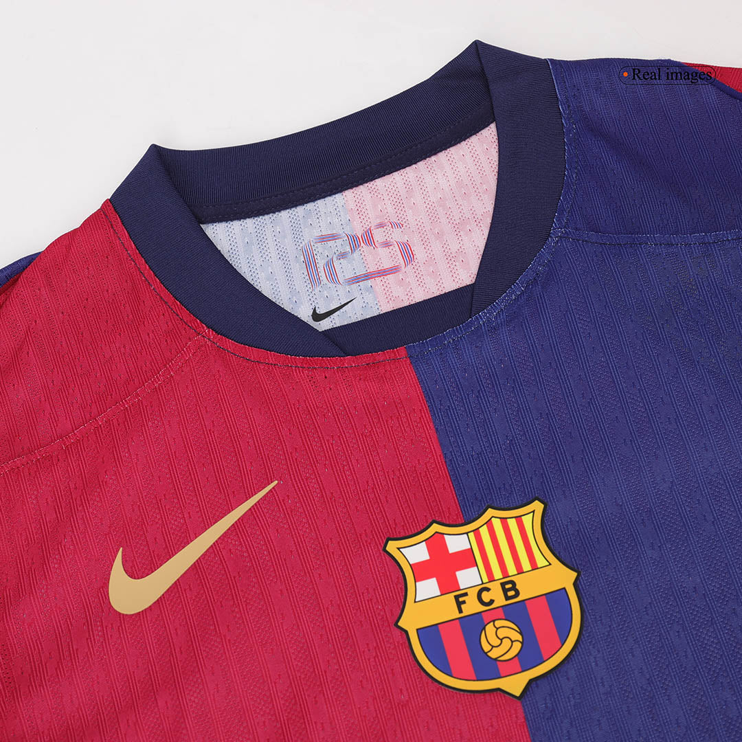 Player Version Barcelona Home Soccer Jersey 2024/25 - 125th Anniversary Top Soccer Jerseys Store