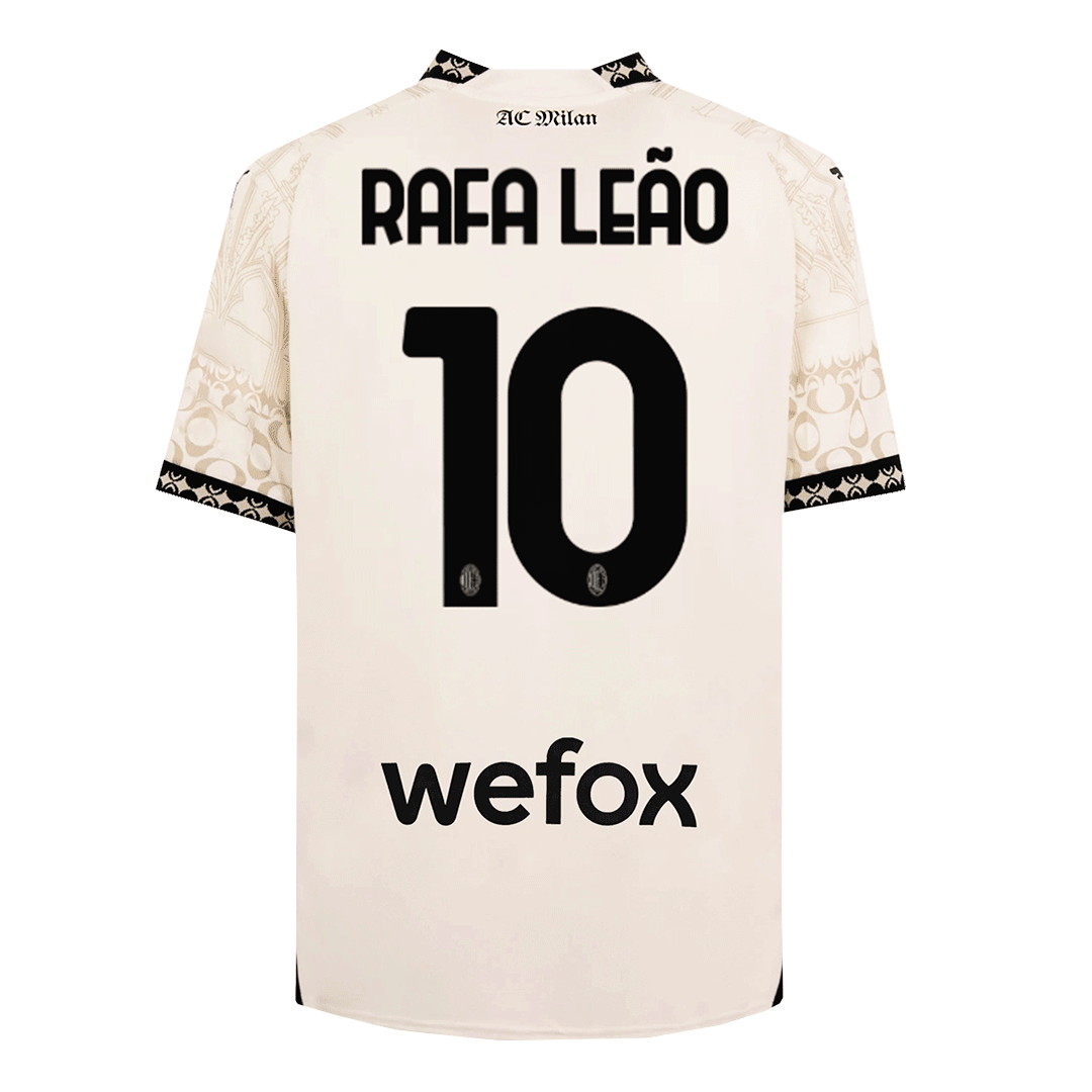 RAFA LE?O #10 AC Milan X Pleasures Fouth Away Soccer Jersey 2023/24 Top Soccer Jerseys Store