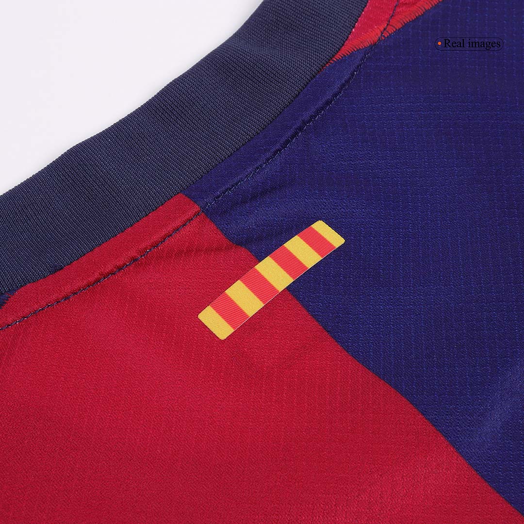 F.DE JONG #21 Barcelona Home Soccer Jersey 2024/25- Spotify Logo Without Text Top Soccer Jerseys Store
