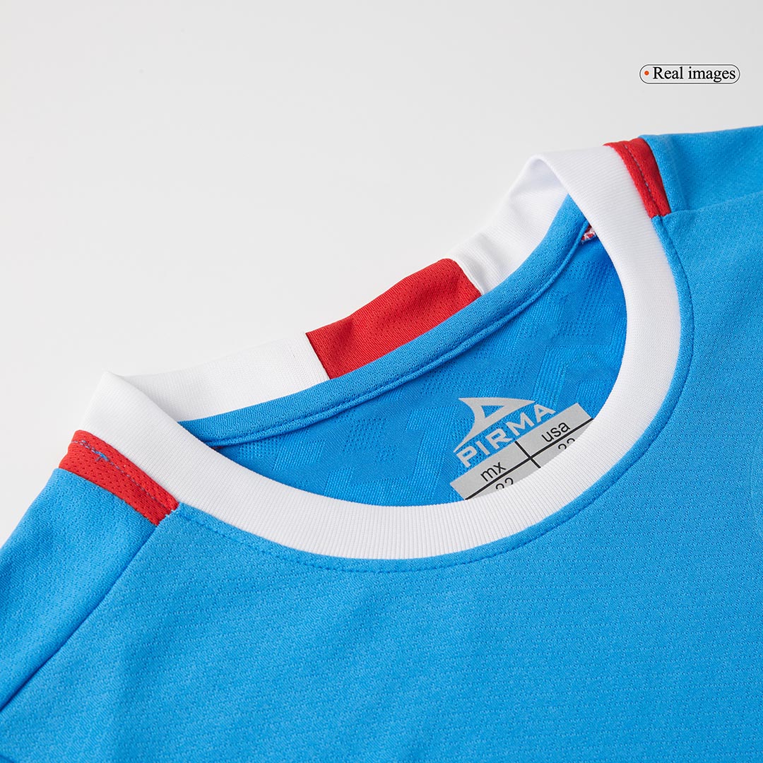 Kid's Cruz Azul Home Soccer Jersey Kit(Jersey+Shorts) 2024/25 Top Soccer Jerseys Store