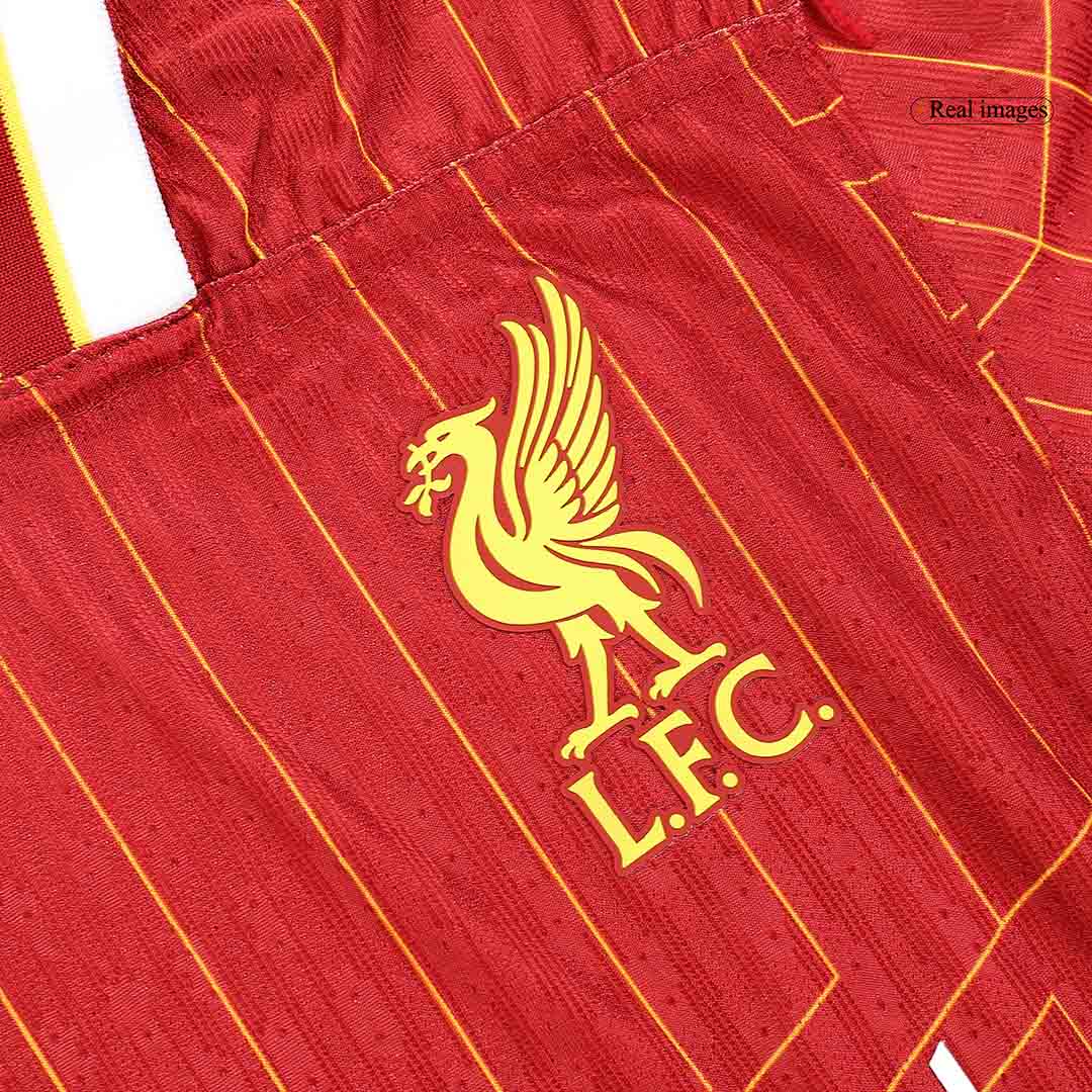 Player Version M.SALAH #11 Liverpool Home Soccer Jersey 2024/25 Top Soccer Jerseys Store