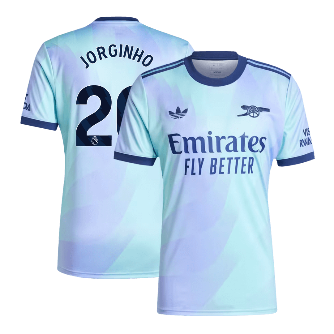 JORGINHO #20 Arsenal Third Away Soccer Jersey 2024/25 Top Soccer Jerseys Store