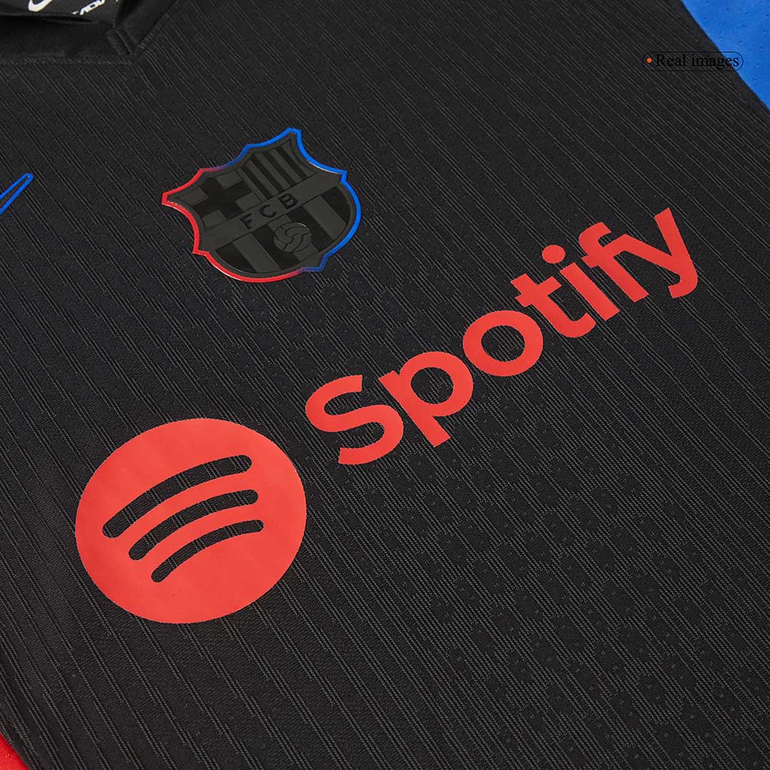 Player Version LAMINE YAMAL #19 Barcelona Away Soccer Jersey 2024/25k - UCL?Spotify Logo Without Text? Top Soccer Jerseys Store