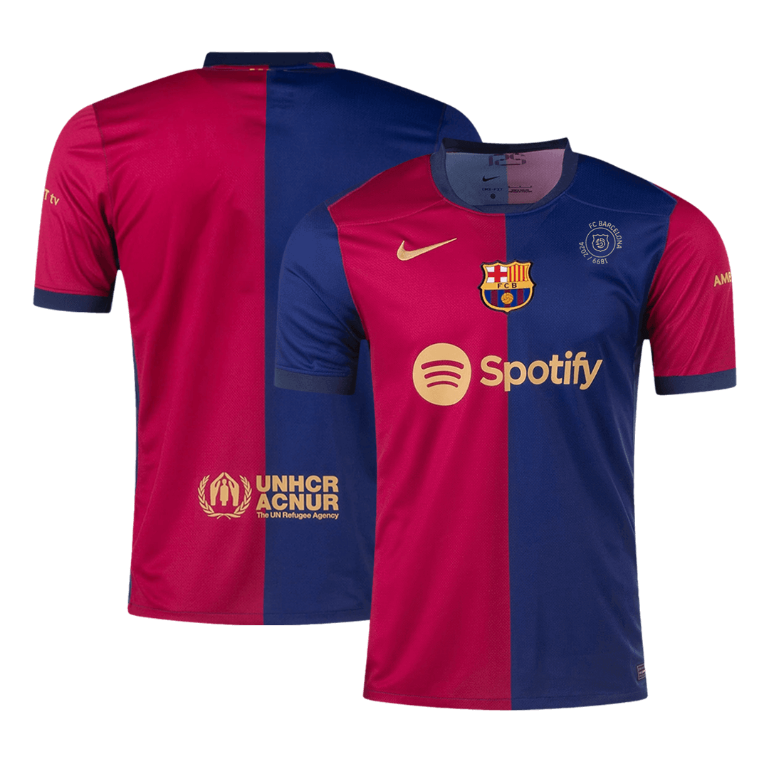 Barcelona Home Soccer Jersey 2024/25- 125th Anniversary Top Soccer Jerseys Store