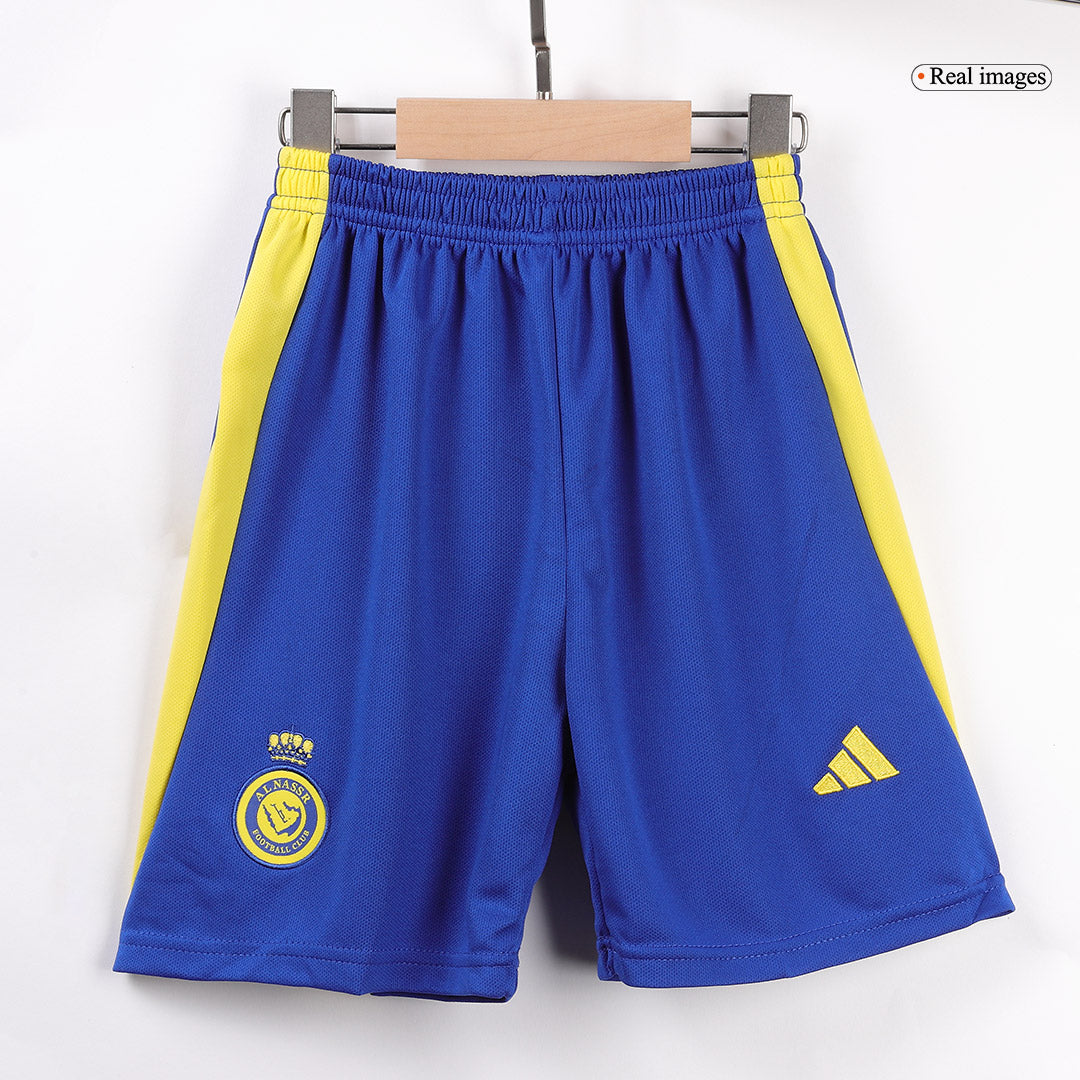 Kid's RONALDO #7 Al Nassr Home Soccer Jersey Kit(Jersey+Shorts+Socks) 2024/25 - ACL Top Soccer Jerseys Store