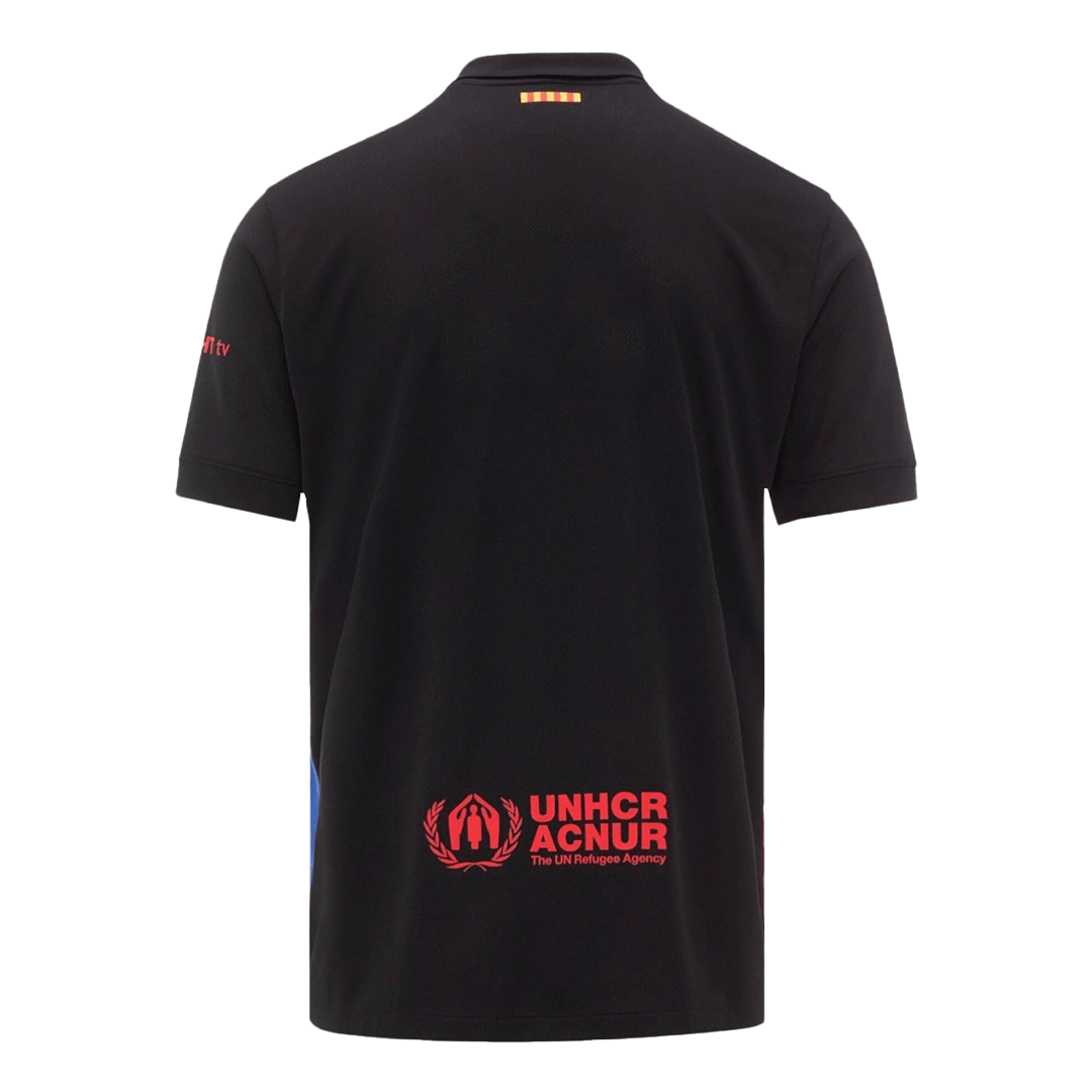 Barcelona Away Soccer Jersey 2024/25 - Spotify Logo Without Text Top Soccer Jerseys Store