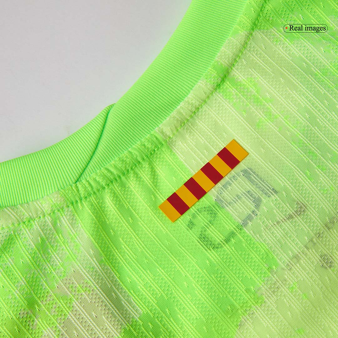 Player Version GAVI #6 Barcelona Third Away Soccer Jersey 2024/25- UCL?Spotify Logo Without Text? Top Soccer Jerseys Store