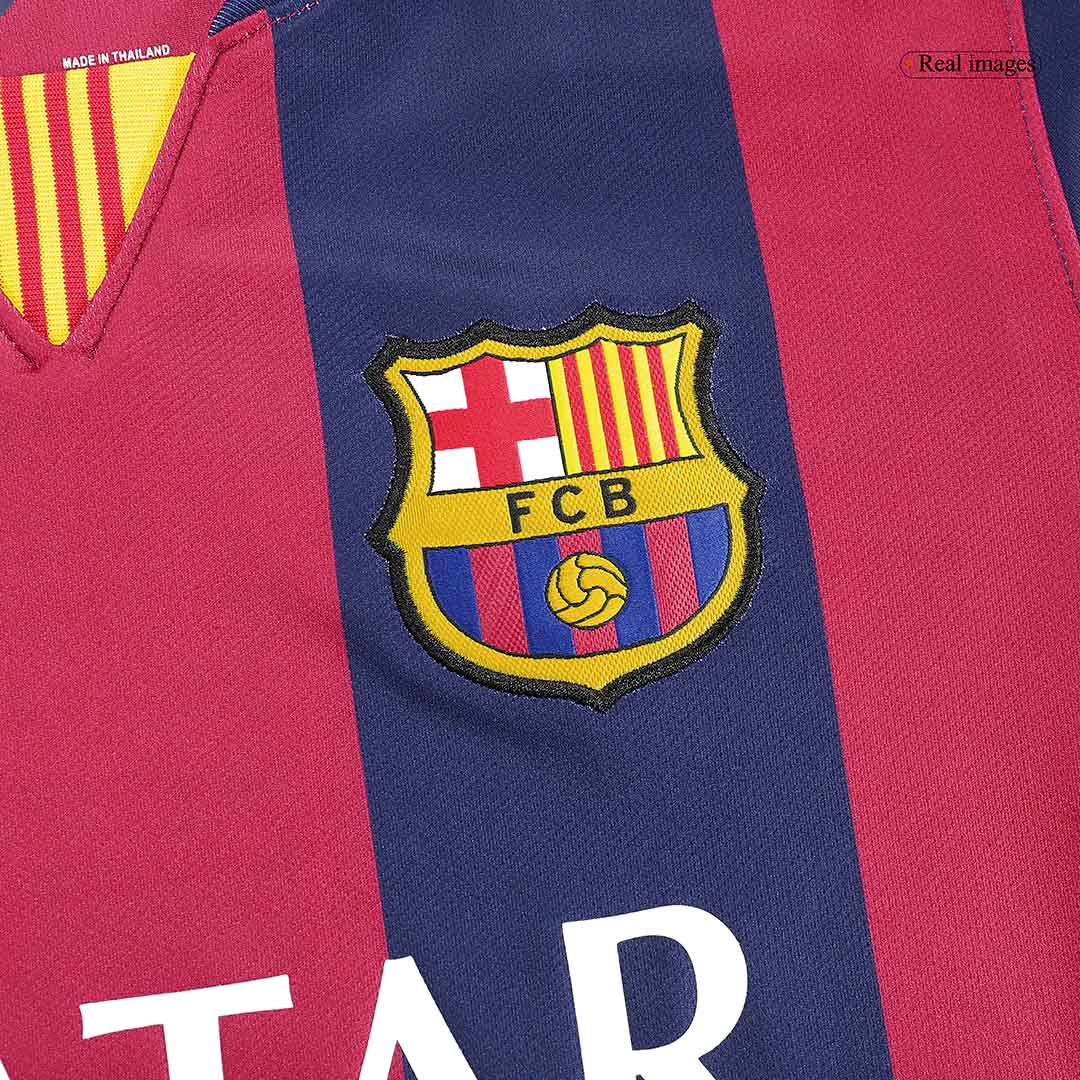 Retro NEYMAR JR #11 2014/15 Barcelona Home Long Sleeve Soccer Jersey Top Soccer Jerseys Store
