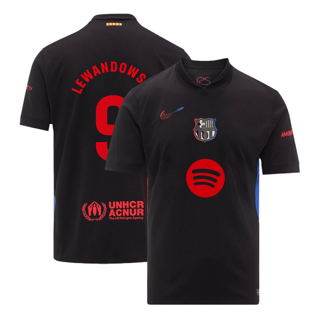 LEWANDOWSKI #9 Barcelona Away Soccer Jersey 2024/25 Top Soccer Jerseys Store