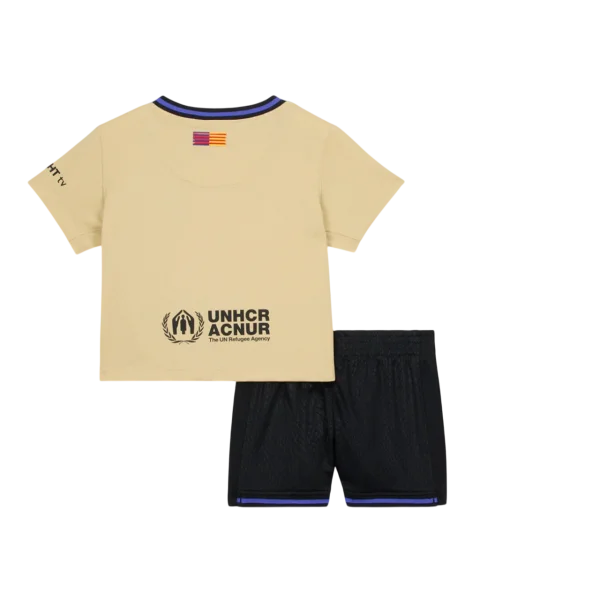 Kid‘s Barcelona Away Soccer Jerseys (Jersey+Short) Kit 2025/26