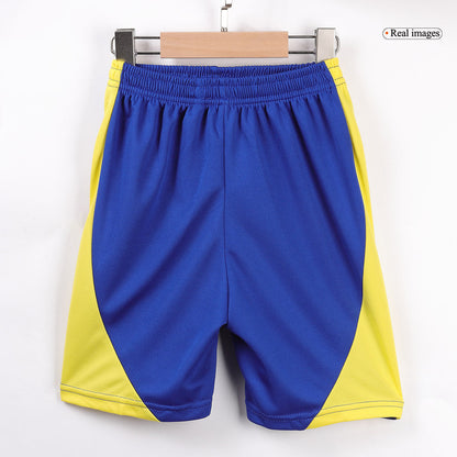 Kid's Al Nassr Home  Soccer Jersey Kit(Jersey+Shorts) 2024/25 Top Soccer Jerseys Store