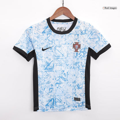2024 European Cup Portugal Children's Away Jersey (Short+ Shorts)