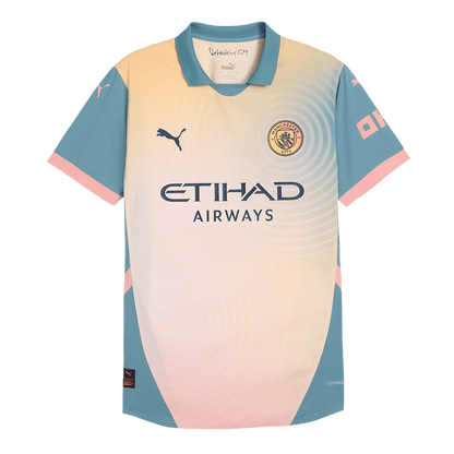 Player Version DE BRUYNE #17 Manchester City Fourth Away  Soccer Jersey 2024/25 - Definitely City Top Soccer Jerseys Store