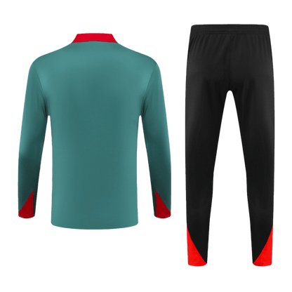 Kid's Liverpool Zipper Sweatshirt Kit(Top+Pants) 2024/25 Top Soccer Jerseys Store