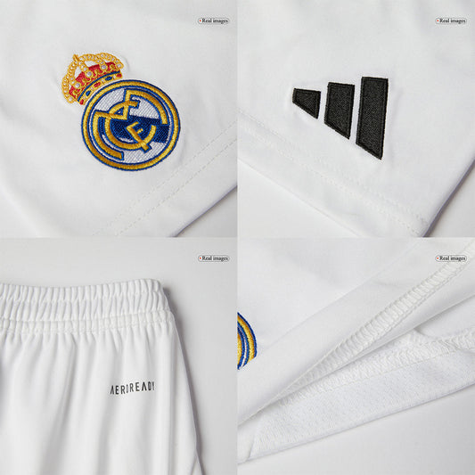 Kid's Real Madrid Home Soccer Jersey Kit(Jersey+Shorts) 2024/25 Top Soccer Jerseys Store