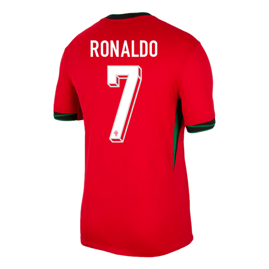[Super Quality] Men's Portugal RONALDO #7 Home Soccer Jersey Euro 2024