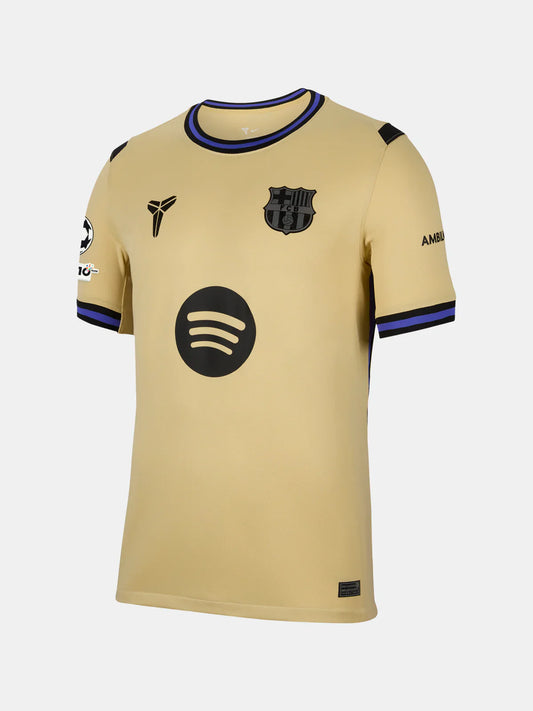 Player Version Barcelona x Kobe Bryant Lewandowski #9 Away 2025/26 Soccer Jersey - La Liga