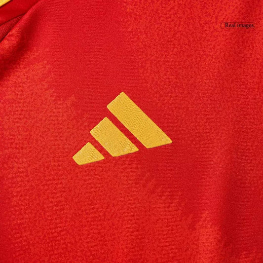 Kid's Spain Home Soccer Jersey Kit(Jersey+Shorts+Socks) 2024/25