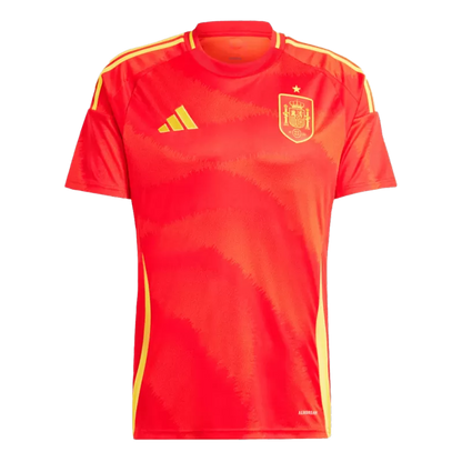 Spain Home Soccer Jersey Kit(Jersey+Shorts) 2024/25