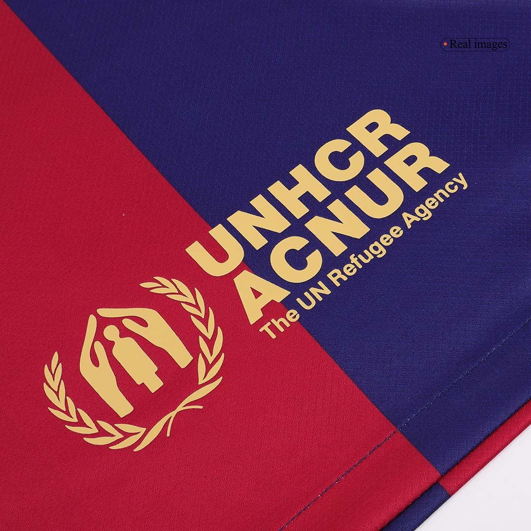 LAMINE YAMAL #19 Barcelona Home  Soccer Jersey 2024/25- Spotify Logo Without Text Top Soccer Jerseys Store