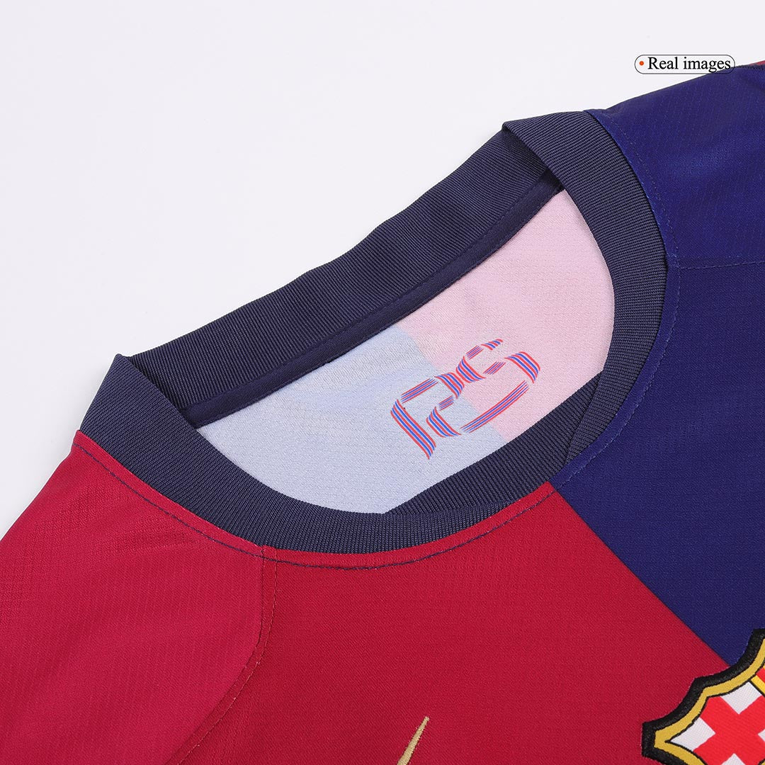 RAPHINHA #11 Barcelona Home  Soccer Jersey 2024/25 -?Spotify Logo Without Text? Top Soccer Jerseys Store