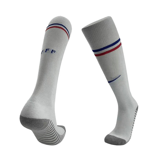 Kid's France Away Soccer Socks Euro 2024